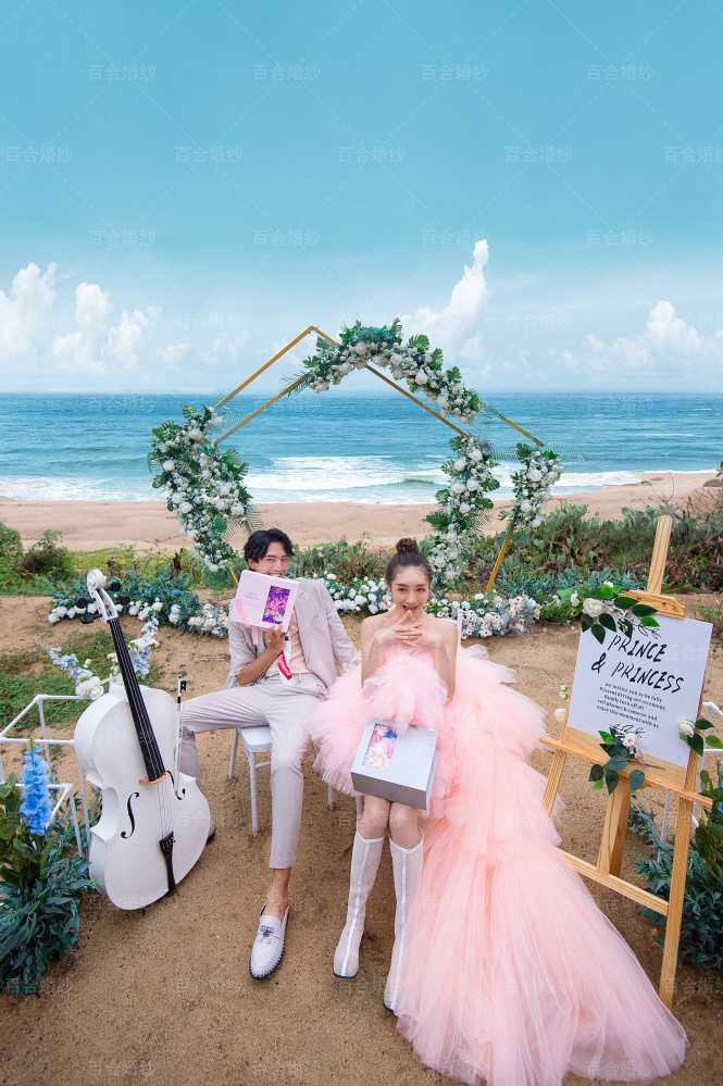 沙滩微婚礼_全球旅拍摄影